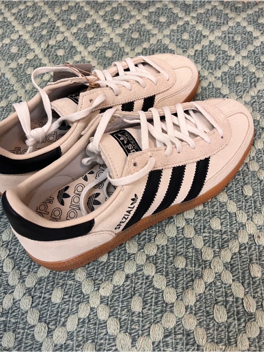 *New* Adidas Spezial Sneakers - Alumina - Core Black - Cloud White - 8.5